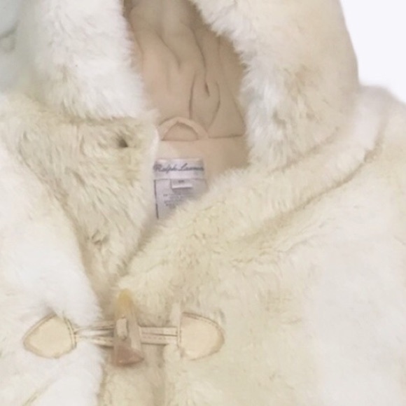 NWT Ralph Lauren Newborn Infant’s Fur Bunting - Picture 3 of 10